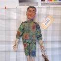 TF004386-1a Asien Indien,Figur,Holz-Textil,Fritz Fey,2010