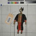 TF005070-1a Asien China,Figur,Ton-Textil,Fritz Fey,2010