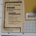 TF021814-1 Europa Deutschland,Blatt,Papier,Schichtl an Fritz Fey,2011